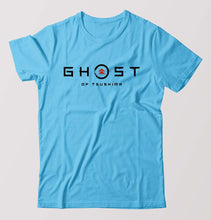 Load image into Gallery viewer, Ghost of Tsushima T-Shirt for Men-Light Blue-Ektarfa.online