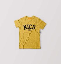 Load image into Gallery viewer, NICU crew Kids T-Shirt for Boy/Girl-Golden Yellow-Ektarfa.online