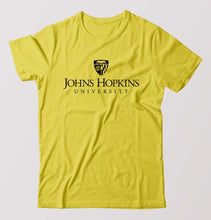 Load image into Gallery viewer, johns hopkins university T-Shirt for Men-Yellow-Ektarfa.online