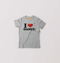 Load image into Gallery viewer, I LOVE DANCE T-Shirt for Boy/Girl-Grey-Ektarfa.online