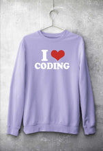 Load image into Gallery viewer, I Love Coding Sweatshirt for Men/Women