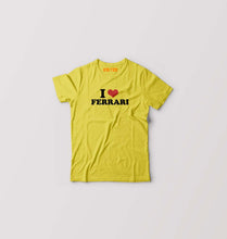 Load image into Gallery viewer, I LOVE FERRARI T-Shirt for Boy/Girl-Yellow-Ektarfa.online