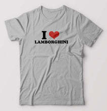Load image into Gallery viewer, I LOVE LAMBORGHINI T-Shirt for Men-Grey Melange-Ektarfa.online