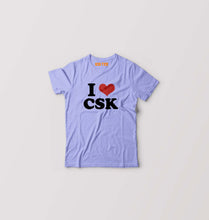 Load image into Gallery viewer, I LOVE CSK T-Shirt for Boy/Girl-Lavender-Ektarfa.online