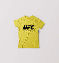 Load image into Gallery viewer, UFC Kids T-Shirt for Boy/Girl-Yellow-Ektarfa.online
