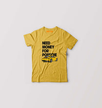 Load image into Gallery viewer, Porsche (Need Money) T-Shirt for Boy/Girl-Golden Yellow-Ektarfa.online
