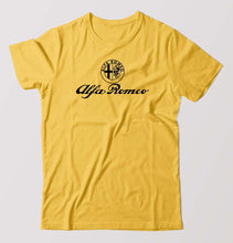 Load image into Gallery viewer, Alfa Romeo T-Shirt for Men-Golden Yellow-Ektarfa.online