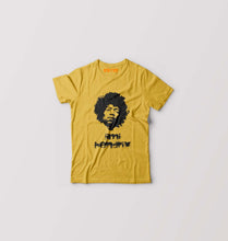 Load image into Gallery viewer, Jimi Hendrix Kids T-Shirt for Boy/Girl-Golden Yellow-Ektarfa.online