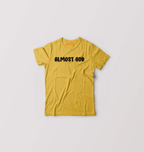 Load image into Gallery viewer, almost god T-Shirt for Boy/Girl-Golden Yellow-Ektarfa.online