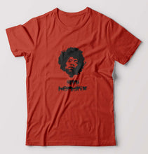 Load image into Gallery viewer, Jimi Hendrix T-Shirt for Men-Brick Red-Ektarfa.online