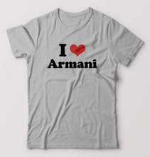 Load image into Gallery viewer, I Love Armani T-Shirt for Men-Grey Melange-Ektarfa.online