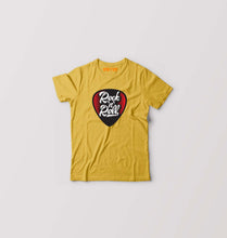 Load image into Gallery viewer, Guitar plectrum T-Shirt for Boy/Girl-Golden Yellow-Ektarfa.online