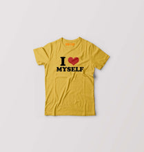 Load image into Gallery viewer, I LOVE MYSELF T-Shirt for Boy/Girl-Golden Yellow-Ektarfa.online