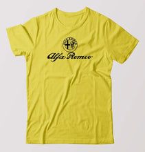 Load image into Gallery viewer, Alfa Romeo T-Shirt for Men-Yellow-Ektarfa.online