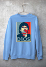 Load image into Gallery viewer, Diego Maradona Unisex Sweatshirt for Men/Women-Baby Blue-Ektarfa.online
