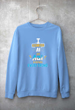 Load image into Gallery viewer, Artificial intelligence (AI) Aai Unisex Sweatshirt for Men/Women-Baby Blue-Ektarfa.online