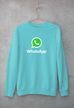 Load image into Gallery viewer, WhatsApp Unisex Sweatshirt for Men/Women-Mint-Ektarfa.online