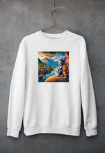 Load image into Gallery viewer, Tom and Jerry Unisex Sweatshirt for Men/Women-White-Ektarfa.online