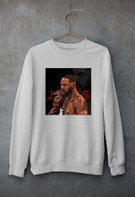 Load image into Gallery viewer, jon jones UFC Unisex Sweatshirt for Men/Women-Grey Melange-Ektarfa.online