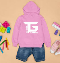 Load image into Gallery viewer, Techno Gamer Kids Hoodie for Boy/Girl-Light Baby Pink-Ektarfa.online