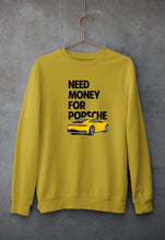 Load image into Gallery viewer, Porsche (Need Money) Sweatshirt for Men/Women-Mustard Yellow-Ektarfa.online