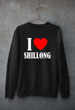 Load image into Gallery viewer, i love shillong Unisex Sweatshirt for Men/Women-Black-Ektarfa.online