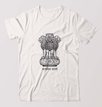 Load image into Gallery viewer, satyamev jayate T-Shirt for Men-White-Ektarfa.online