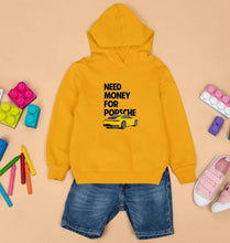 Load image into Gallery viewer, Porsche (Need Money) Hoodie for Boy/Girl-Mustard Yellow-Ektarfa.online