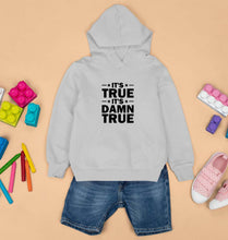 Load image into Gallery viewer, kurt angle it's true it's damn true Kids Hoodie for Boy/Girl-Grey-Ektarfa.online