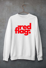 Load image into Gallery viewer, Red Flag Unisex Sweatshirt for Men/Women-White-Ektarfa.online