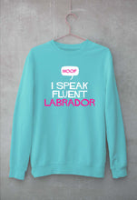Load image into Gallery viewer, i speak fluent labrador Unisex Sweatshirt for Men/Women-Mint-Ektarfa.online