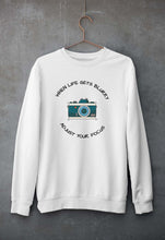 Load image into Gallery viewer, Life Photography Unisex Sweatshirt for Men/Women-White-Ektarfa.online