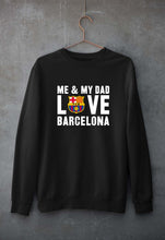 Load image into Gallery viewer, Love Barcelona Unisex Sweatshirt for Men/Women-Black-Ektarfa.online