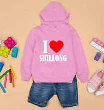 Load image into Gallery viewer, i love shillong Kids Hoodie for Boy/Girl-Light Baby Pink-Ektarfa.online