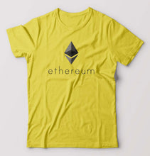 Load image into Gallery viewer, Ethereum T-Shirt for Men-Yellow-Ektarfa.online