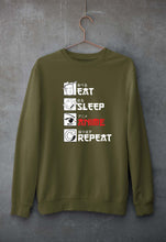 Load image into Gallery viewer, Eat Sleep Anime Repeat Sweatshirt for Men/Women