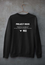 Load image into Gallery viewer, project rock Unisex Sweatshirt for Men/Women-Black-Ektarfa.online