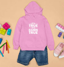 Load image into Gallery viewer, kurt angle it's true it's damn true Kids Hoodie for Boy/Girl-Light Baby Pink-Ektarfa.online
