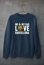 Load image into Gallery viewer, Love Barcelona Unisex Sweatshirt for Men/Women-Navy Blue-Ektarfa.online