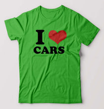 Load image into Gallery viewer, I LOVE CARS T-Shirt for Men-flag green-Ektarfa.online