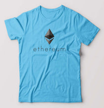Load image into Gallery viewer, Ethereum T-Shirt for Men-Light Blue-Ektarfa.online