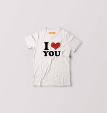 Load image into Gallery viewer, I LOVE YOU T-Shirt for Boy/Girl-White-Ektarfa.online