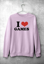Load image into Gallery viewer, I LOVE GAMES Sweatshirt for Men/Women