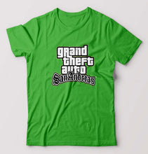 Load image into Gallery viewer, GTA San T-Shirt for Men-flag green-Ektarfa.online