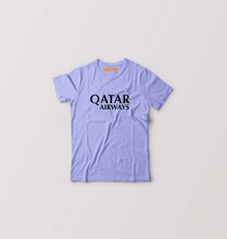 Load image into Gallery viewer, Qatar Airways Kids T-Shirt for Boy/Girl-Lavender-Ektarfa.online