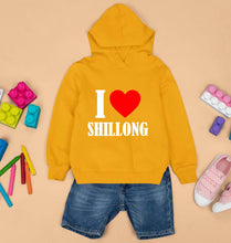 Load image into Gallery viewer, i love shillong Kids Hoodie for Boy/Girl-Mustard Yellow-Ektarfa.online