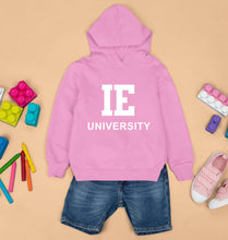 Load image into Gallery viewer, IE University Kids Hoodie for Boy/Girl-Light Baby Pink-Ektarfa.online