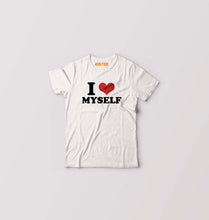 Load image into Gallery viewer, I LOVE MYSELF T-Shirt for Boy/Girl-White-Ektarfa.online