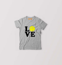 Load image into Gallery viewer, Love Tennis Kids T-Shirt for Boy/Girl-Grey-Ektarfa.online