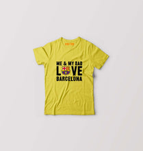 Load image into Gallery viewer, Love Barcelona Kids T-Shirt for Boy/Girl-Yellow-Ektarfa.online